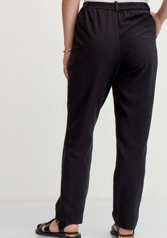 Брюки изо льна длиной 7/8 шир.  580, рис. 17