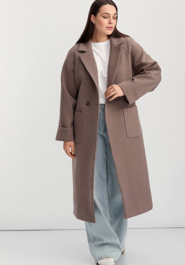 Пальто на подкладе длины миди шир.  750, рис. 11