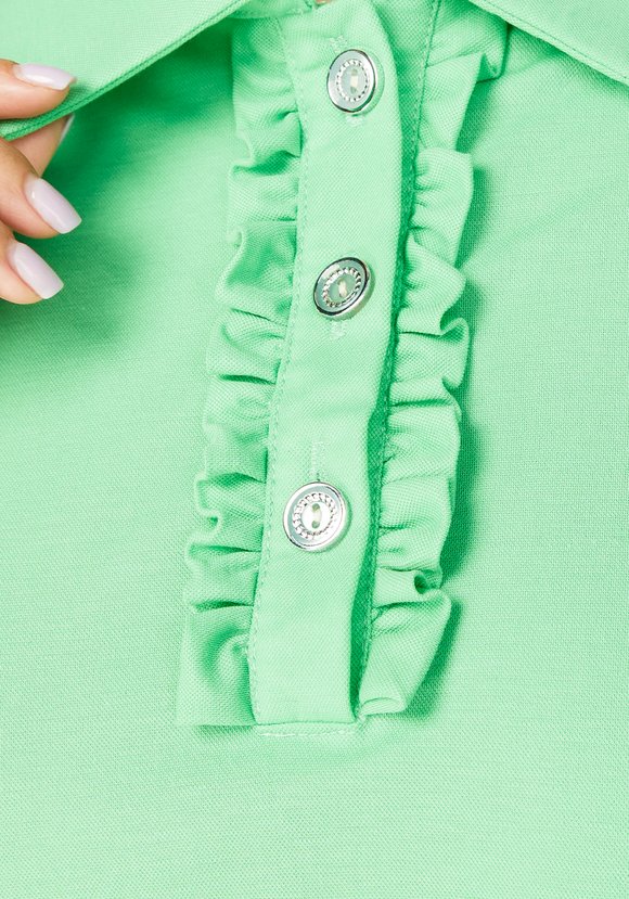 Поло с рюшей шир.  580, рис. 10