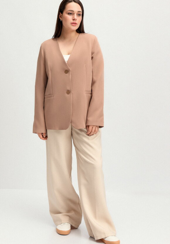 Пиджак с асимметричной шлицей по спинке шир.  580, рис. 2