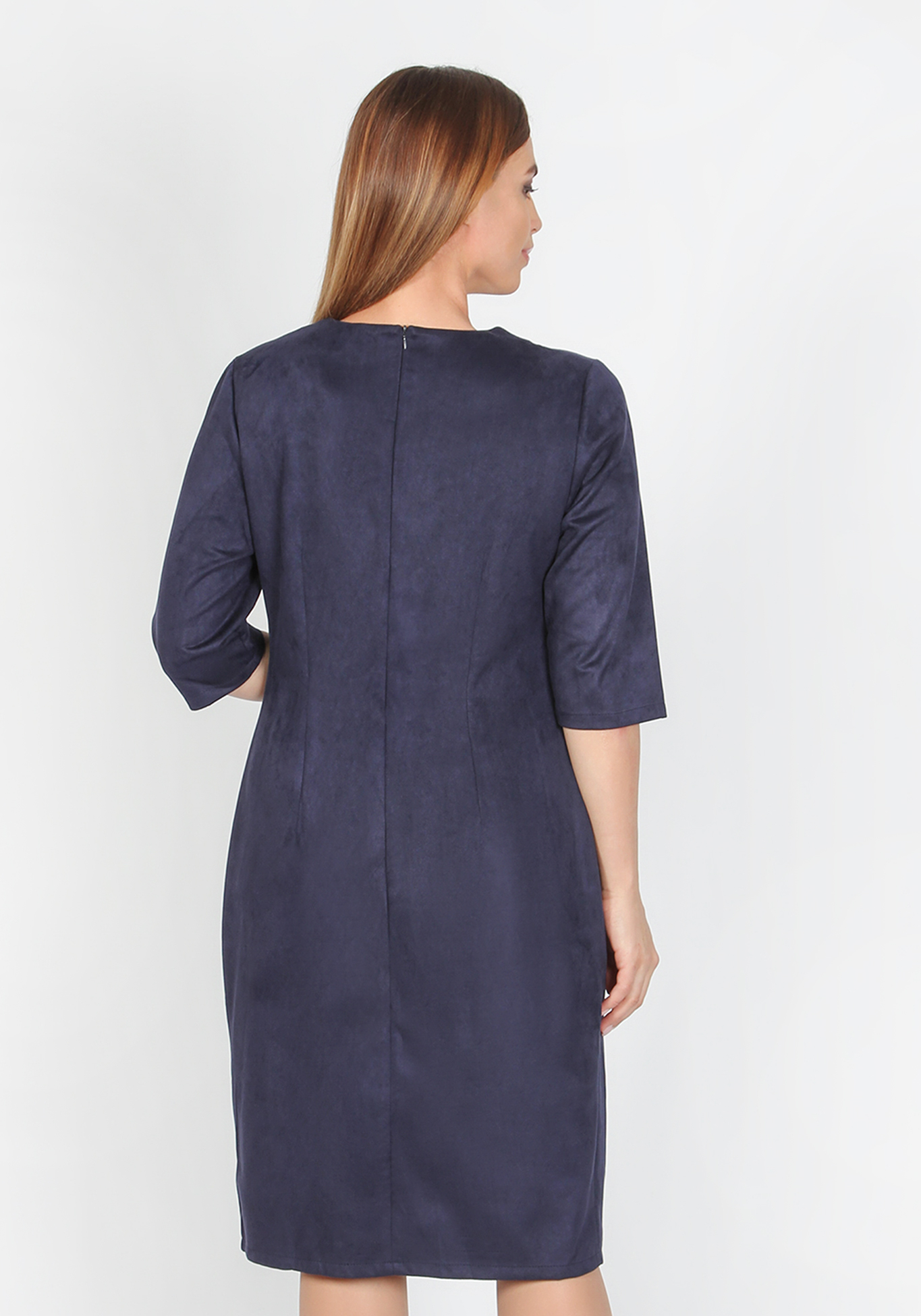 Платье «Серебряные брызги», размер 52, цвет темно-синий - фото 3