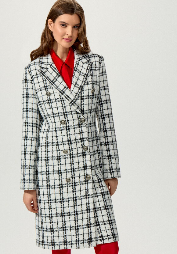 Платье двубортное из твида шир.  580, рис. 2