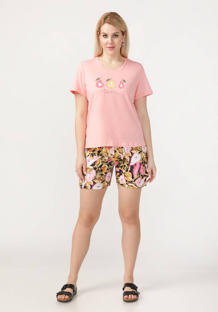 Пижама женская футболка и шорты Лада шир.  750, рис. 6
