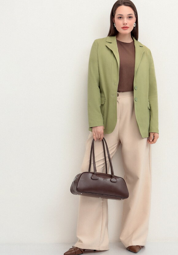 Пиджак из джинсы с карманами шир.  580, рис. 2