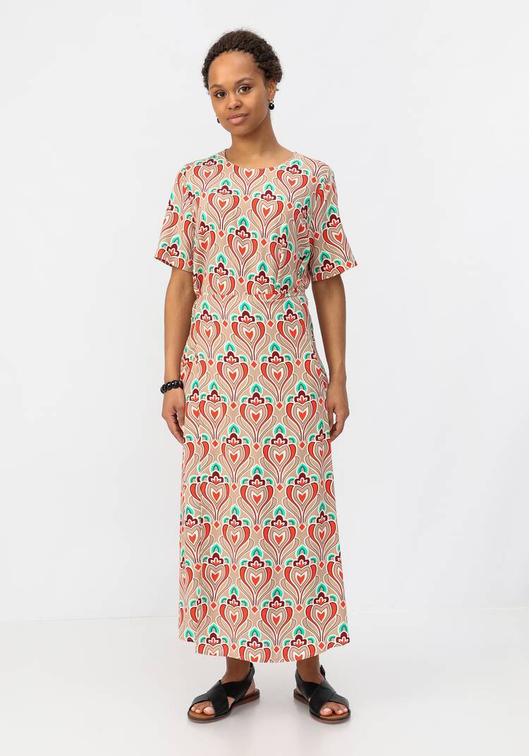 Платье с имитацией юбки шир.  750, рис. 12