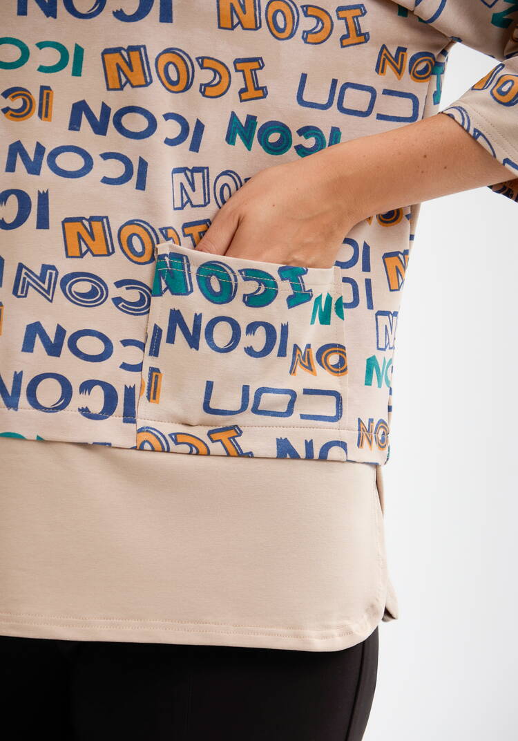 Блуза Евгения шир.  750, рис. 24