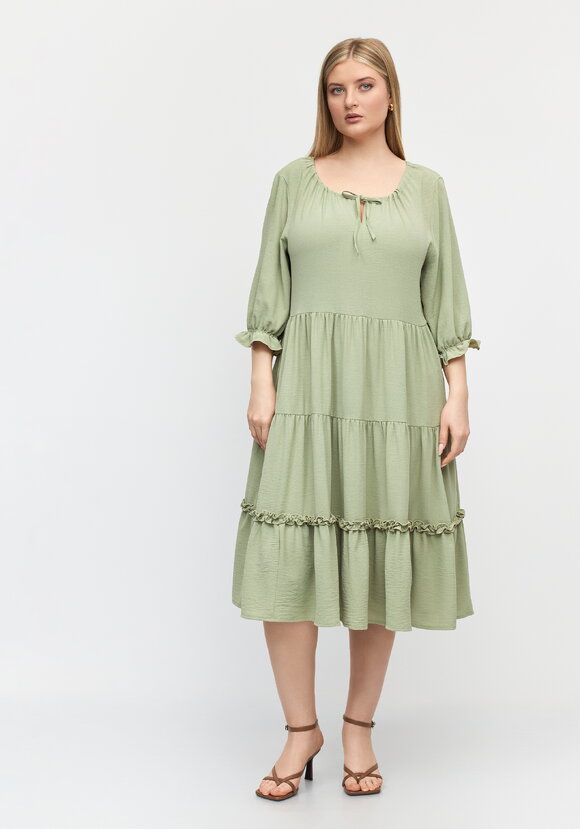 Платье однотонное Кристи шир.  580, рис. 16