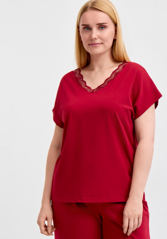 Майка с кружевом шир.  580, рис. 16