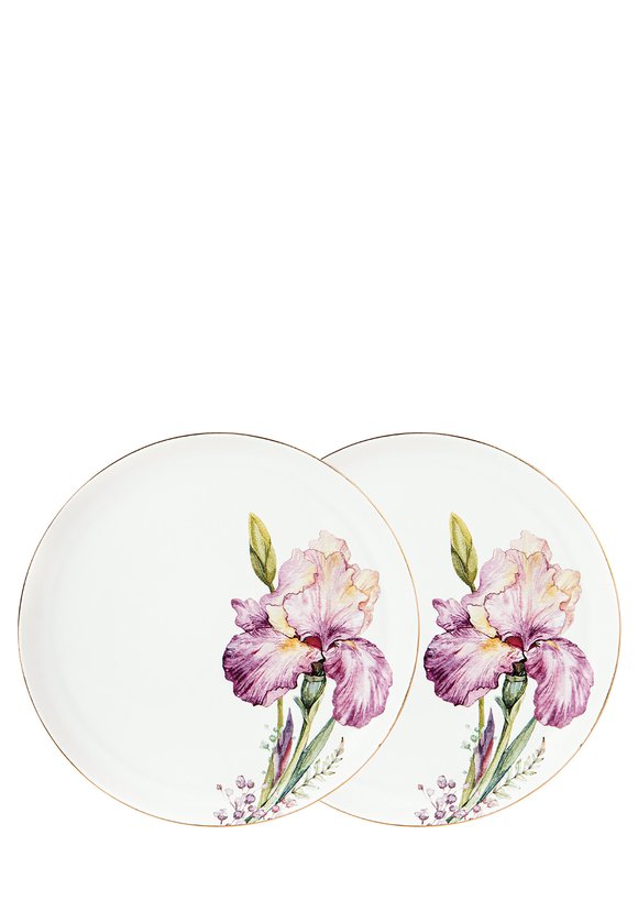 Набор из 2-х обеденных тарелок Ирис шир.  580, рис. 1