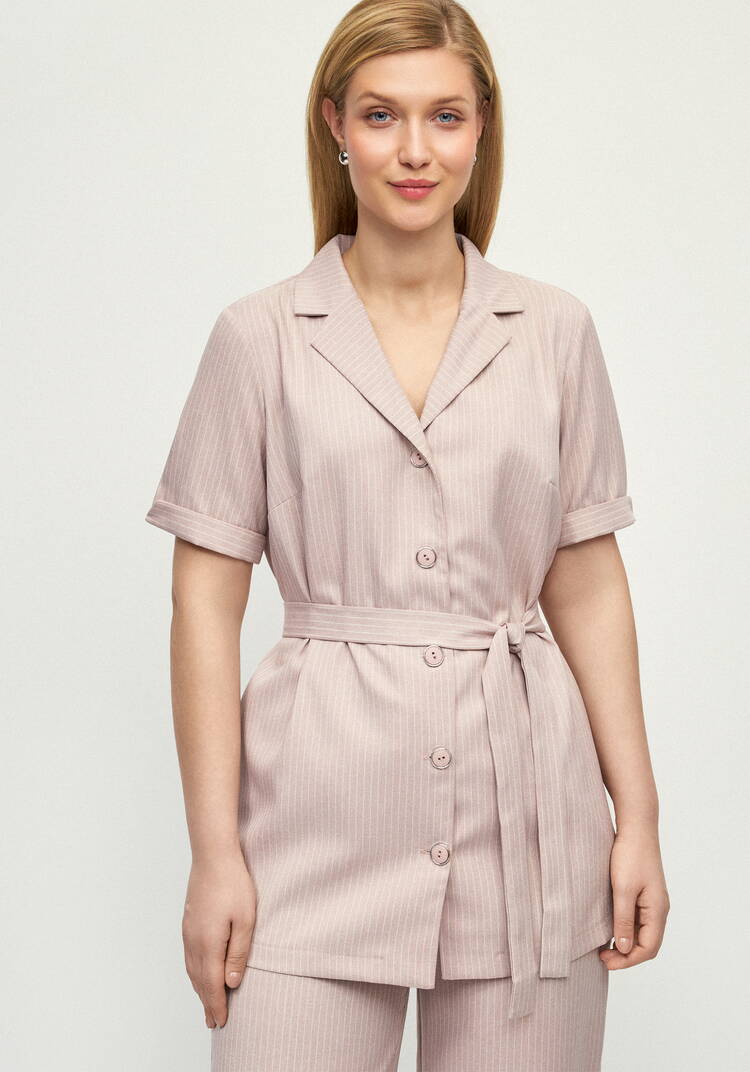 Костюм из жакета и брюк в полоску шир.  750, рис. 11