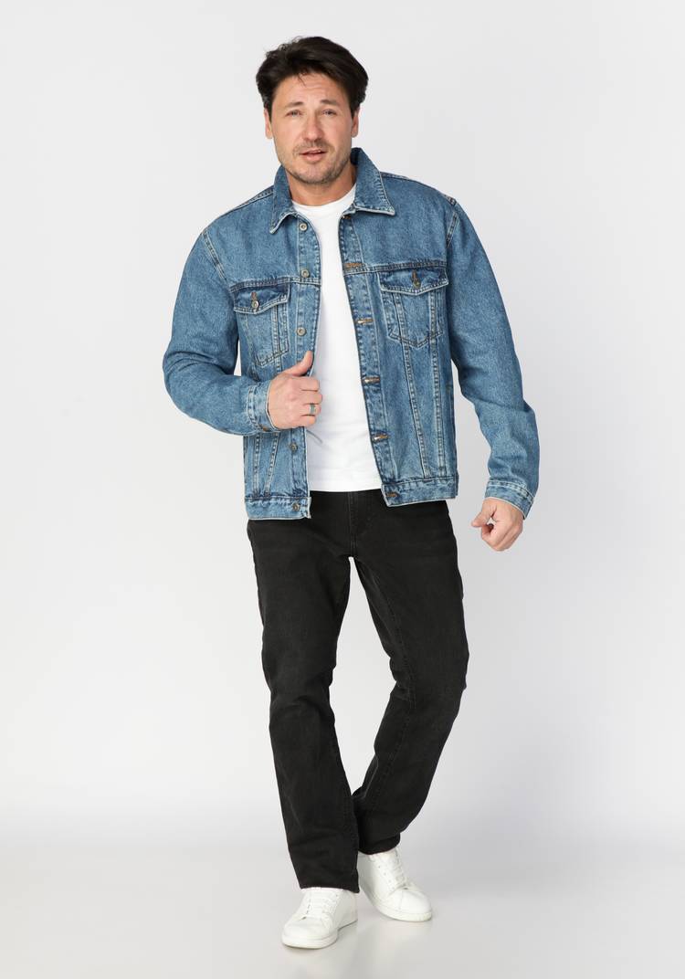 Джинсы прямого кроя шир.  750, рис. 4