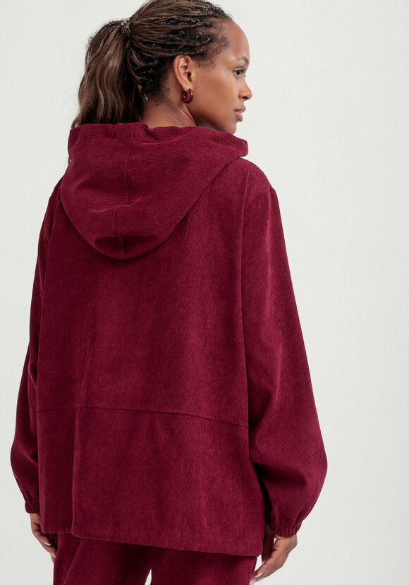 Куртка вельветовая с капюшоном на молнии шир.  580, рис. 11