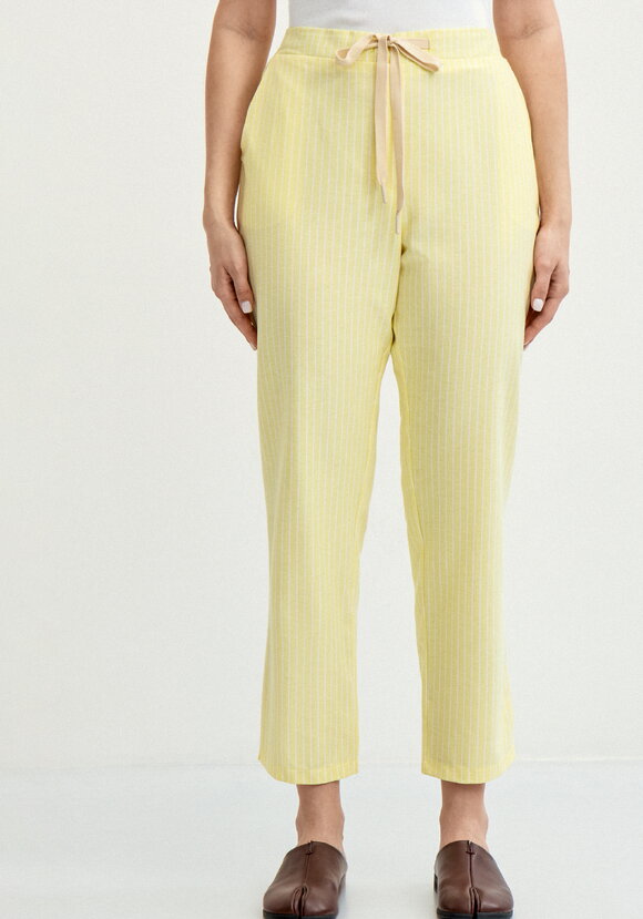 Брюки зауженные в полоску шир.  580, рис. 13