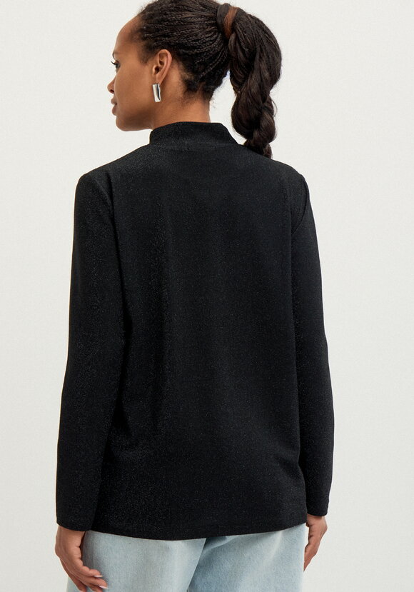 Блуза свободного кроя с мерцанием шир.  580, рис. 3