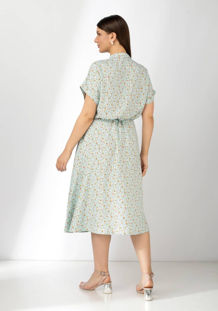 Платье отрезное по  линии талии шир.  750, рис. 12