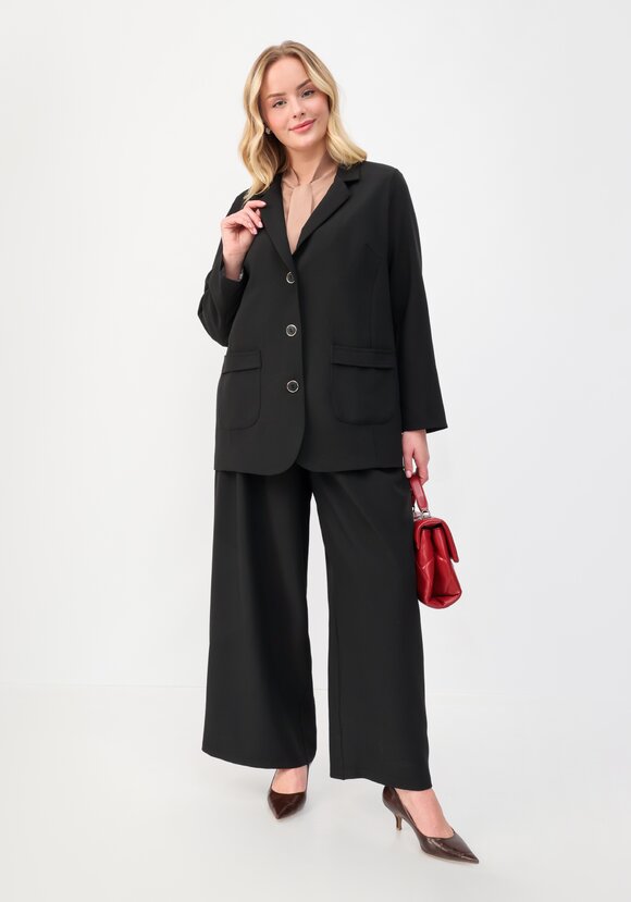 Пиджак однобортный на пуговицах шир.  580, рис. 2