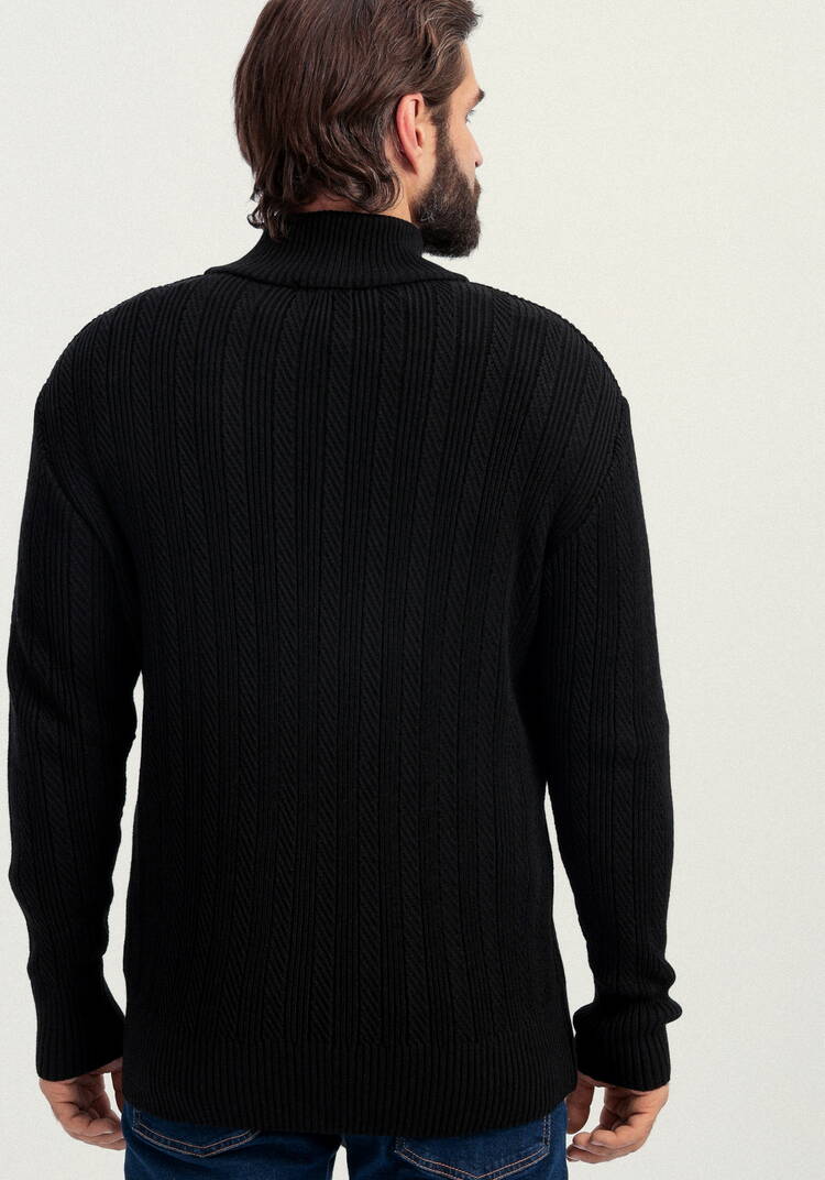 Кардиган на молнии с воротником-стойкой шир.  750, рис. 3