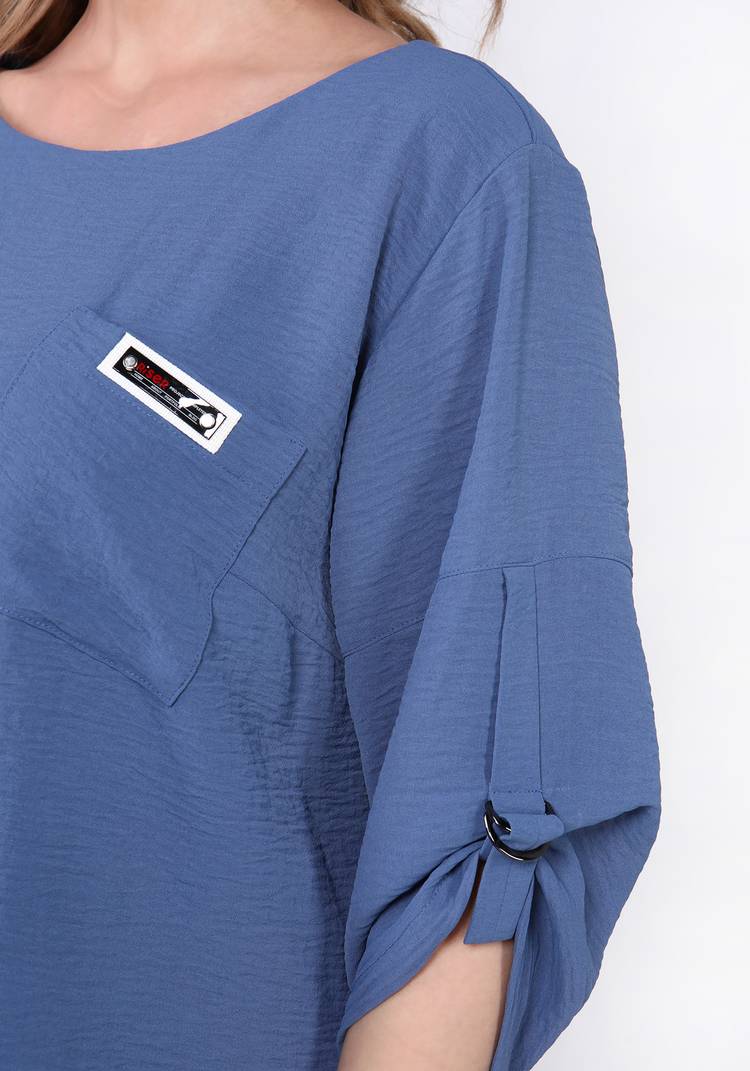 Блуза с патой на рукаве шир.  750, рис. 12