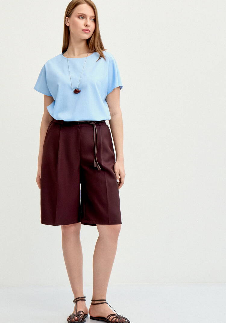 Блуза изо льна шир.  750, рис. 16