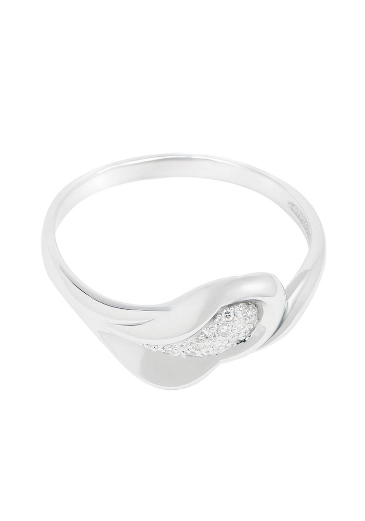 Серебряное кольцо  Волшебное перо шир.  750, рис. 2