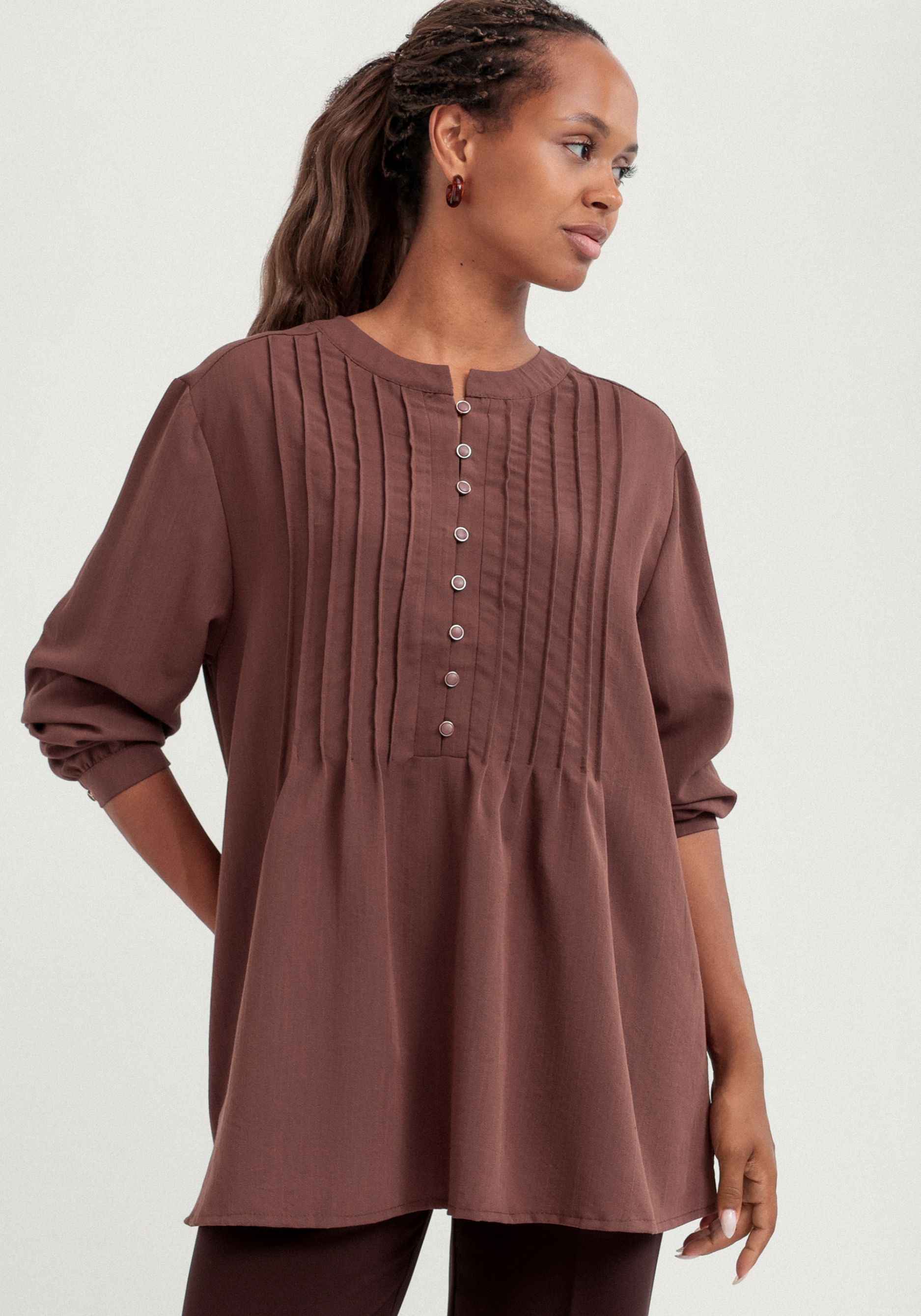 

Блуза "Ирма", Коричневый