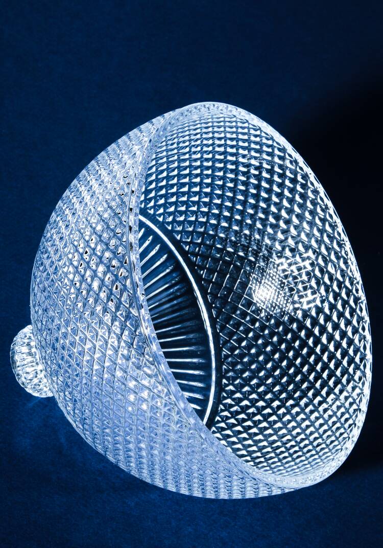 Стеклянное блюдо с крышкой шир.  750, рис. 5