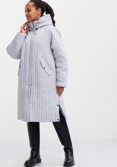 Куртка-пуховик прямого кроя