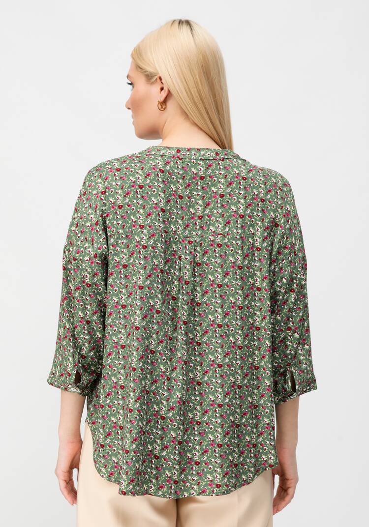 Рубашка с цветочным принтом Элен шир.  750, рис. 3