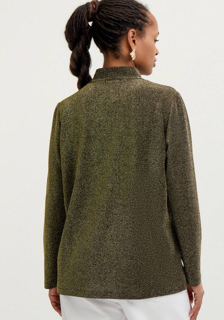 Блуза свободного кроя с мерцанием шир.  750, рис. 11