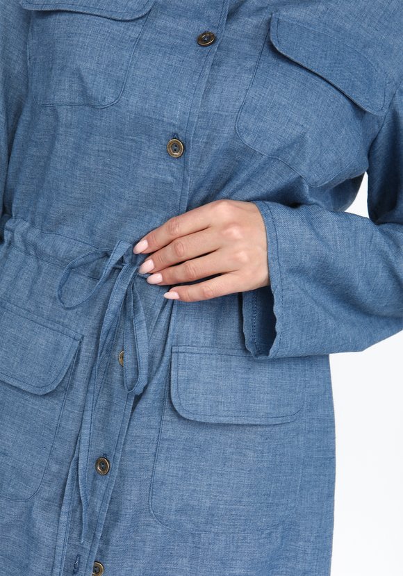 Рубашка удлиненная на кулиске шир.  580, рис. 2