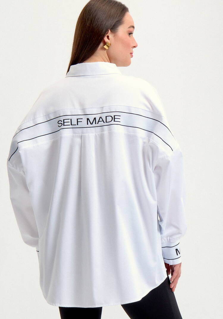 Рубашка с принтом на спине и рукавах шир.  750, рис. 3