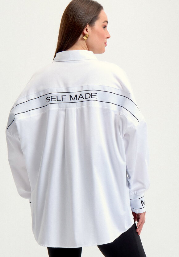 Рубашка с принтом на спине и рукавах шир.  580, рис. 3