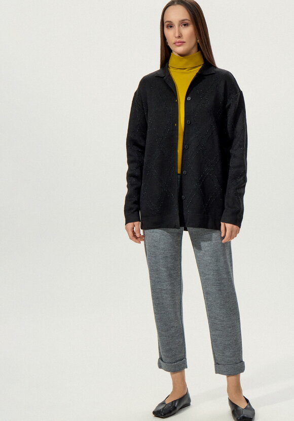 Рубашка-джемпер с отложным воротником шир.  580, рис. 7