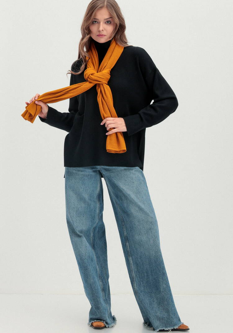 Палантин с нежным фактурным рисунком шир.  750, рис. 24