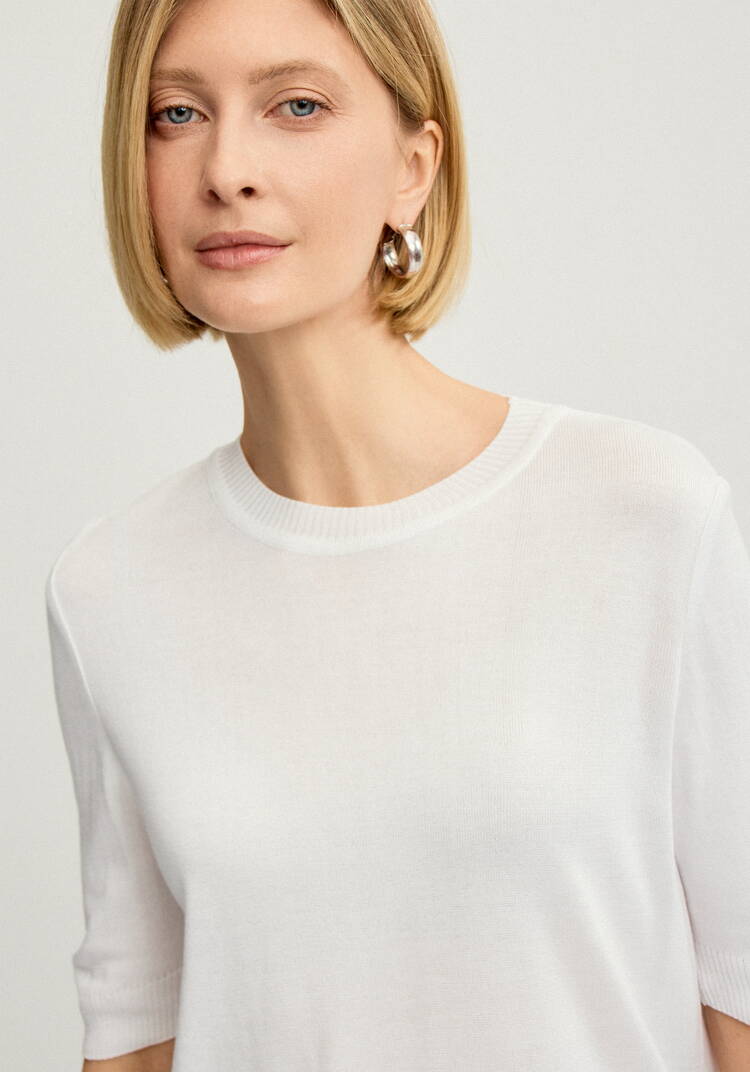 Джемпер женский с рукавом до локтя шир.  750, рис. 5