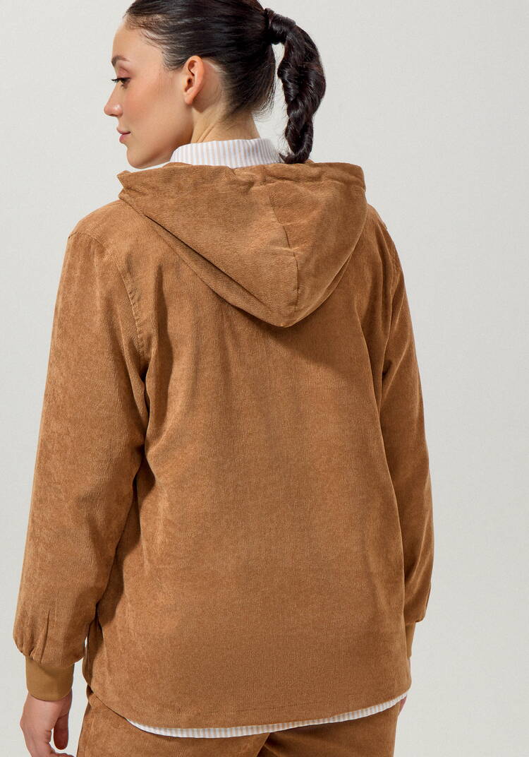 Толстовка вельветовая на молнии шир.  750, рис. 3