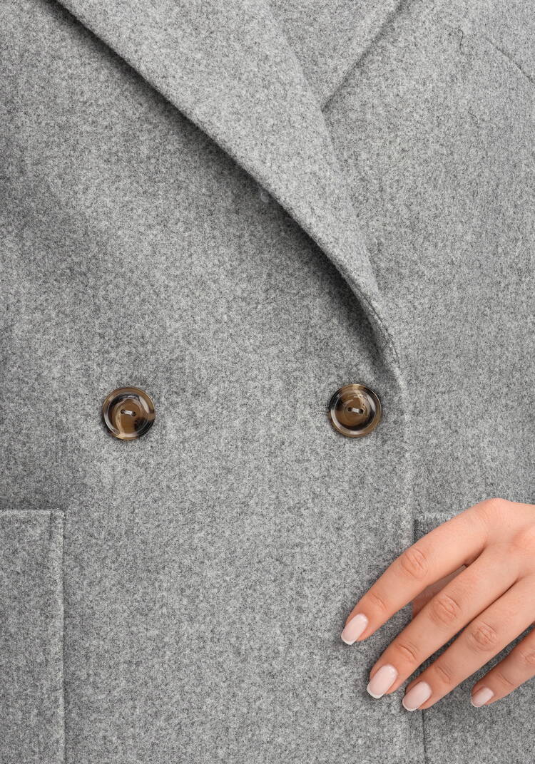 Пальто на подкладе однобортное шир.  750, рис. 9