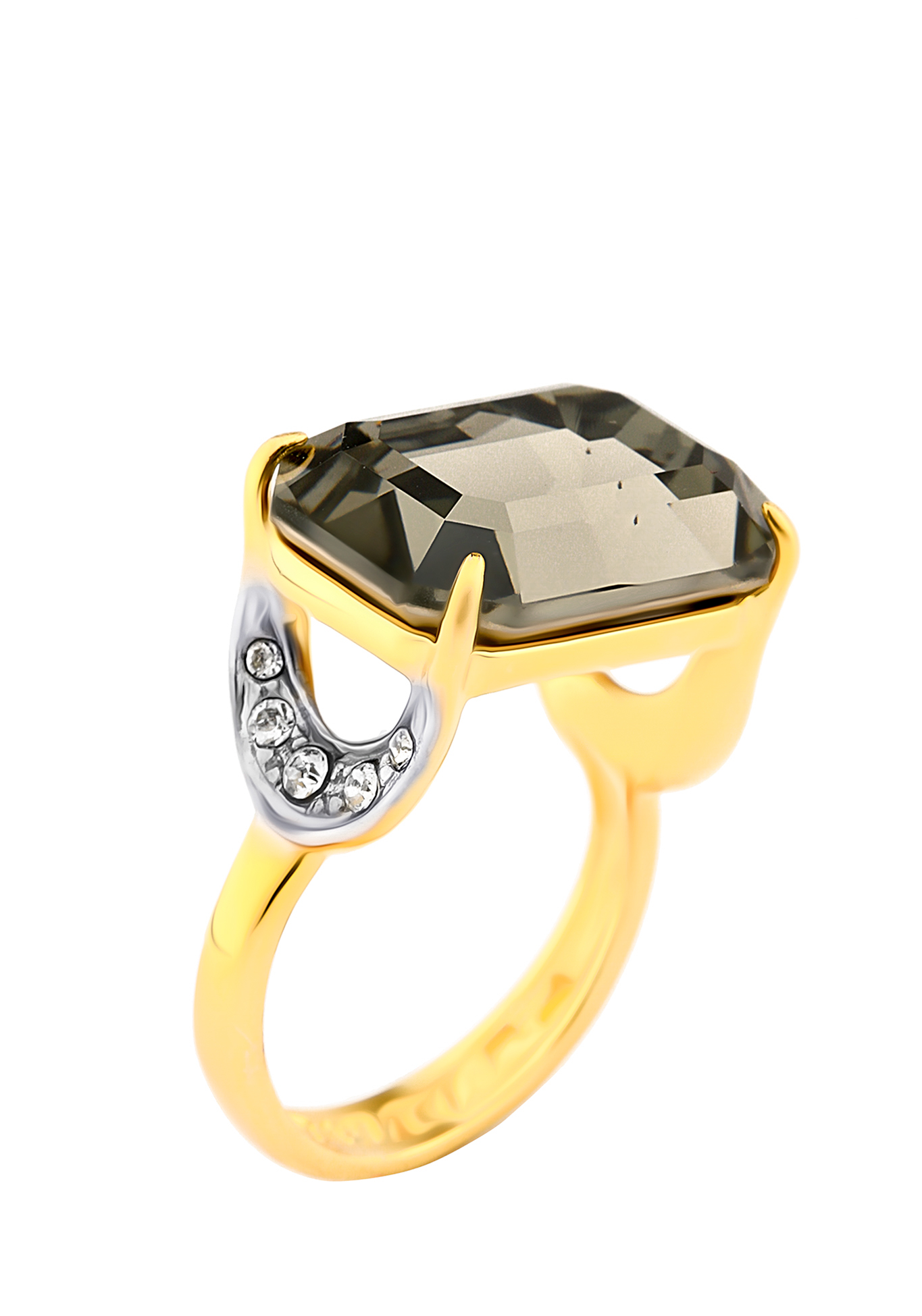 Кольцо «Шквал» Jenavi, размер 17, цвет серый перстень - фото 1