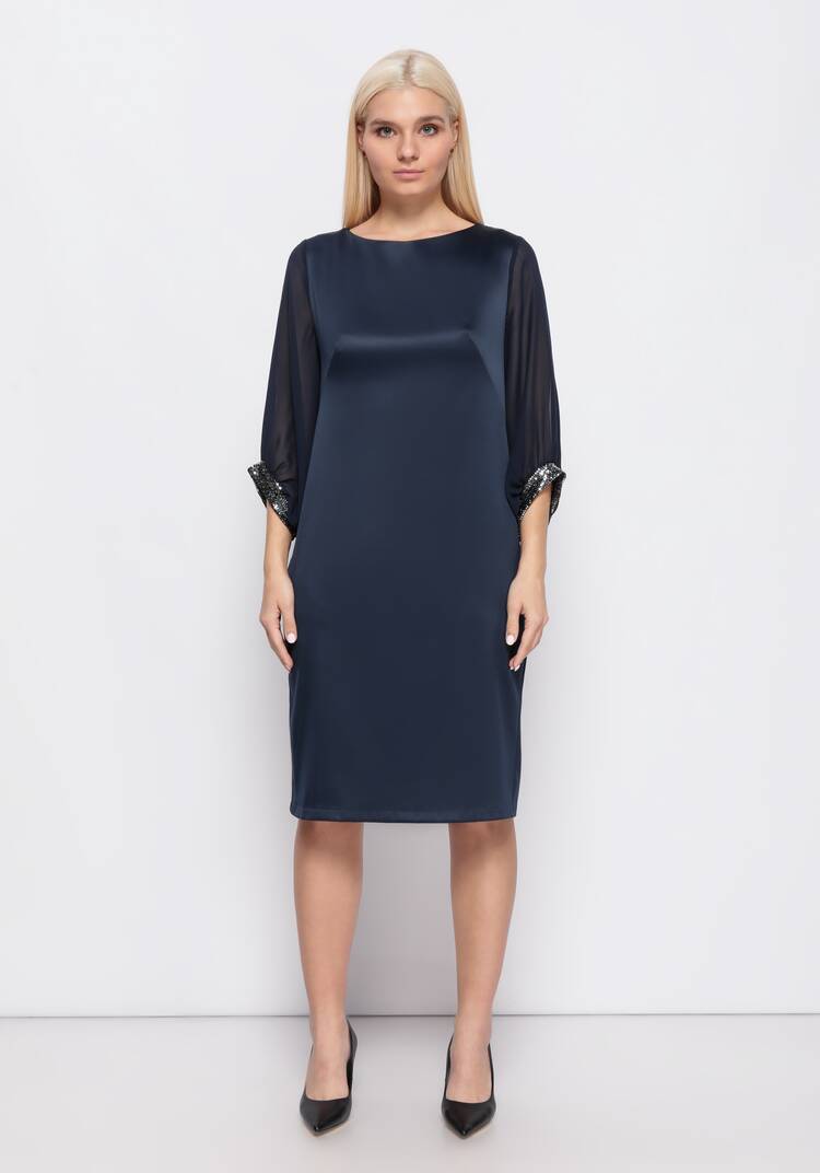 Платье Стиль рукавами из вуали шир.  750, рис. 12