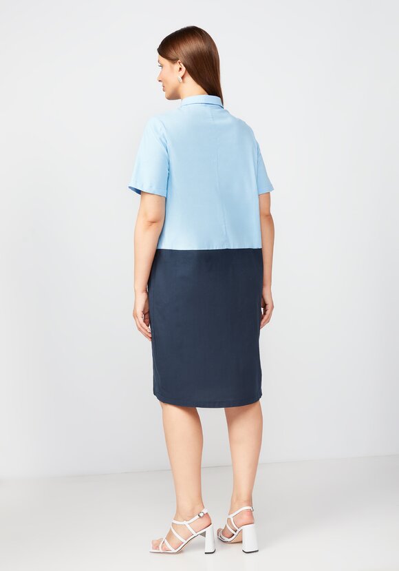 Платье Свободный силуэт шир.  580, рис. 8