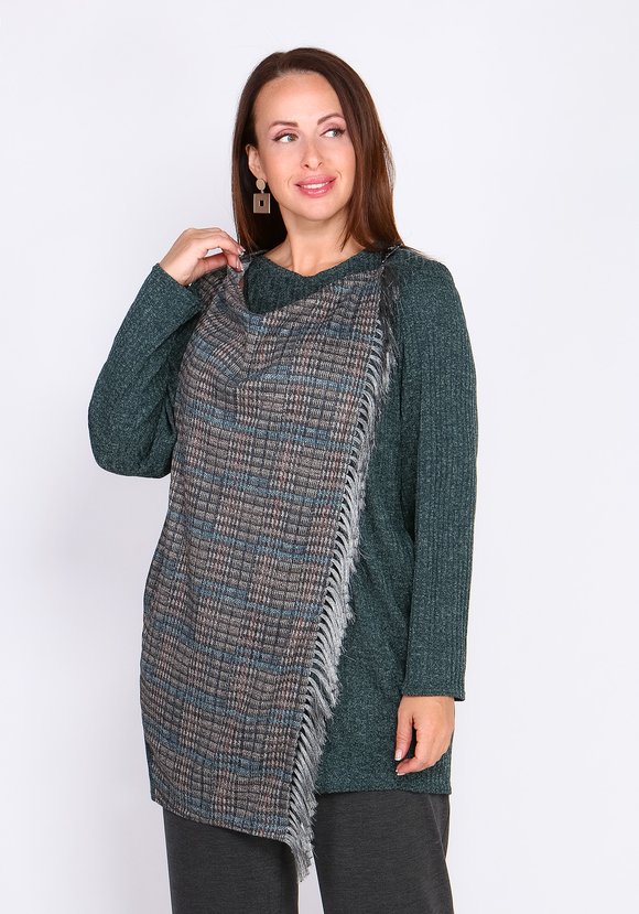 Кардиган с бахромой шир.  580, рис. 5