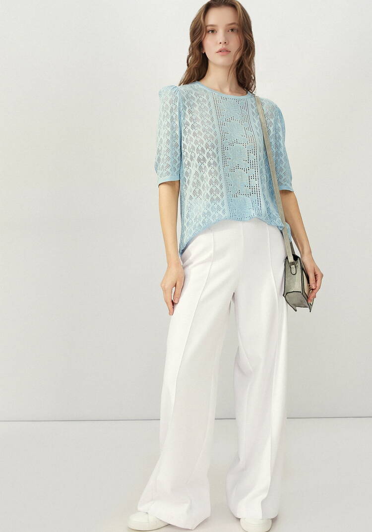 Джемпер с защипами на рукавах шир.  750, рис. 20