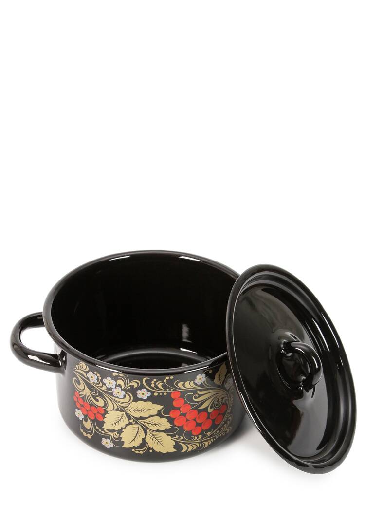 Кастрюля эмалированная Калина шир.  750, рис. 3