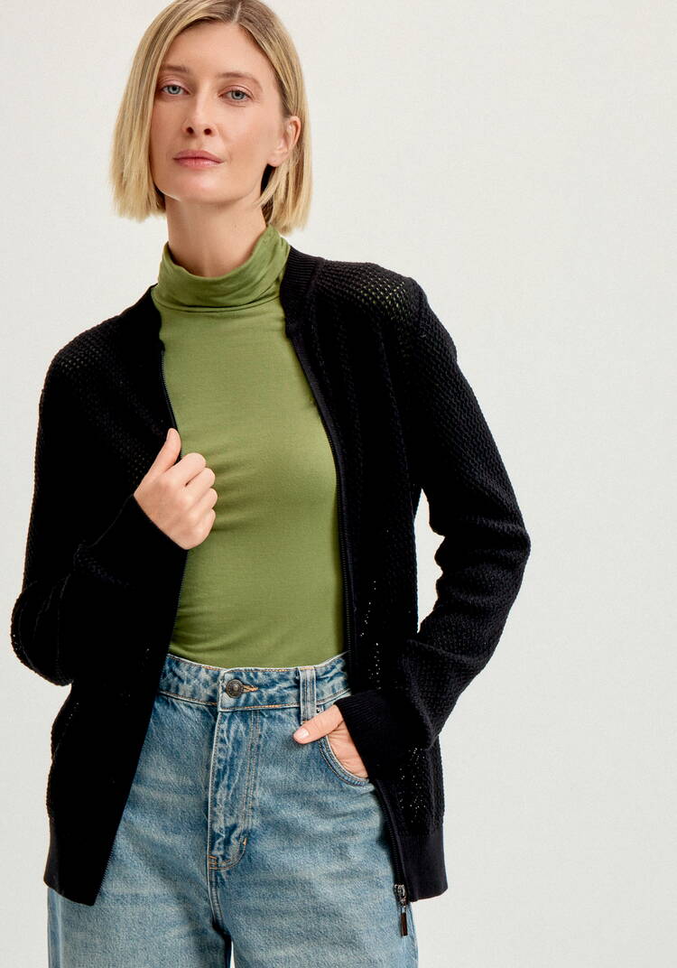 Бомбер ажурный на свободу движения шир.  750, рис. 22