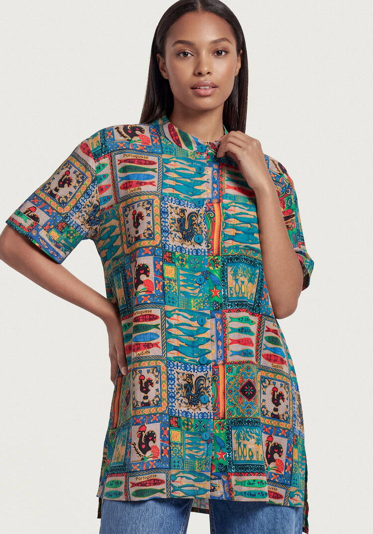 Блуза Этничекий бриз шир.  750, рис. 6