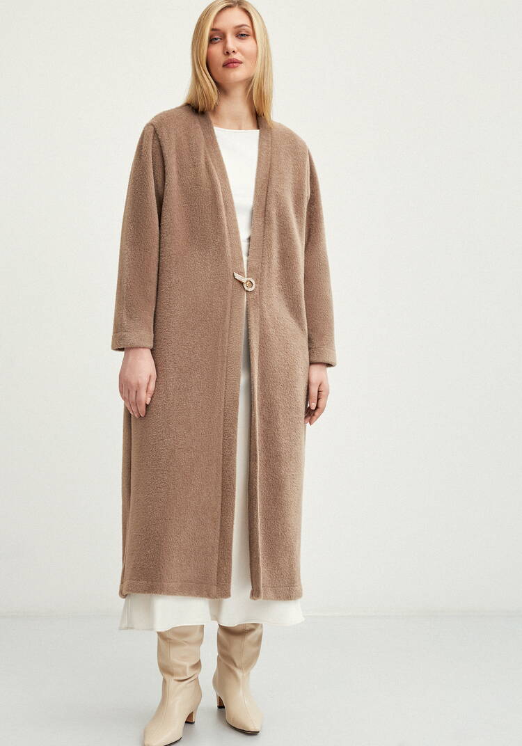 Кардиган удлиненный с пушистым ворсом шир.  750, рис. 16