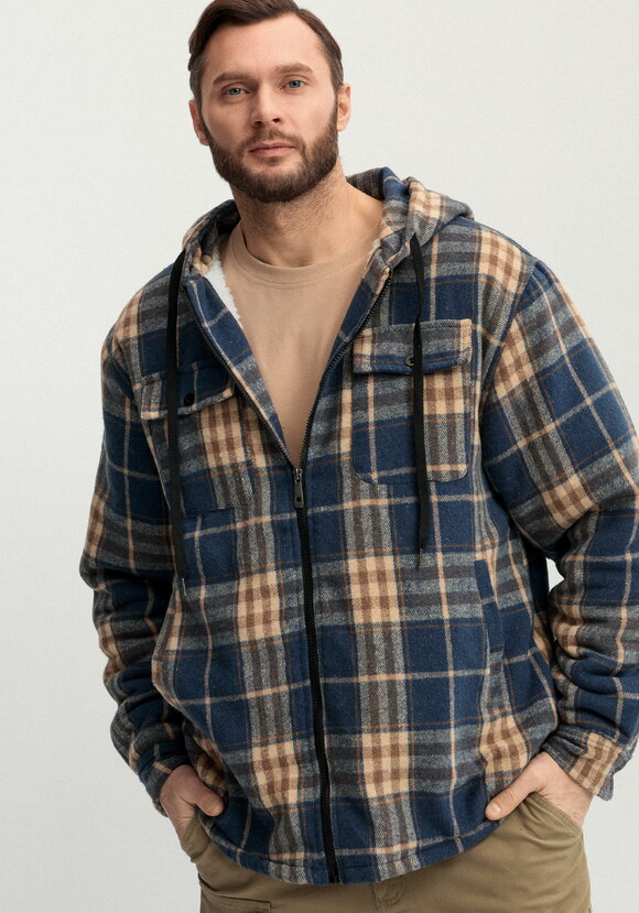 Рубашка с капюшоном и подкладом из шерпы шир.  580, рис. 9