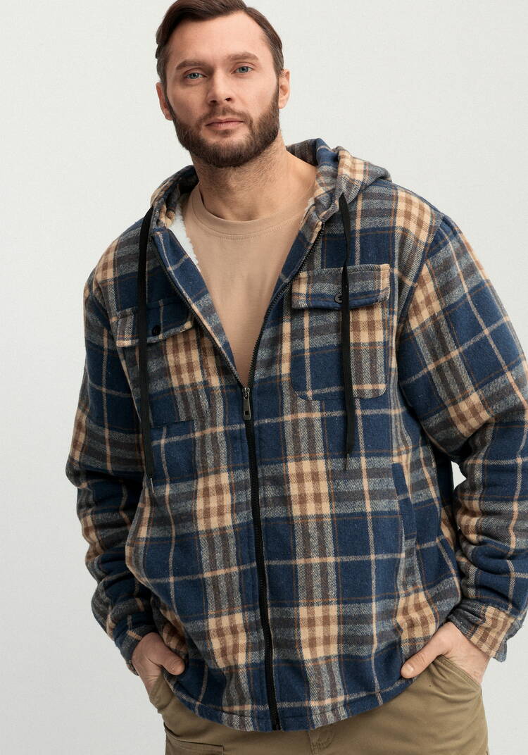 Рубашка с капюшоном и подкладом из шерпы шир.  750, рис. 9