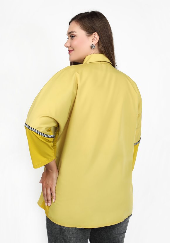 Блуза Вечерний променад шир.  580, рис. 6