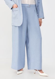 Брюки прямые от бедра